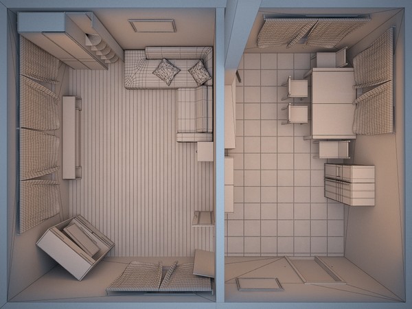 maya destroyed building - Destroyed and not Destroyed Building by Stubborn3D